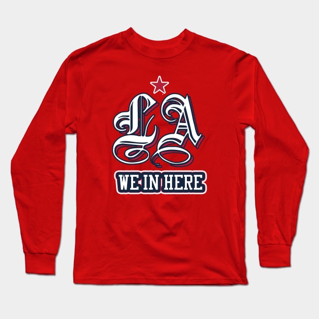 Los Angeles Long Sleeve T-Shirt by GLStyleDesigns